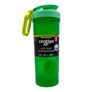 Contigo Fit 2.0 Shake & Go Mixer Bottle 28 Fl oz. (828ml) Carabiner Handle